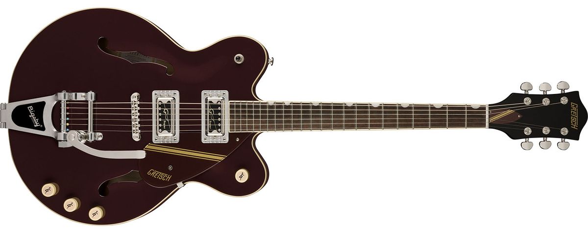 Gretsch G2604T Streamliner Rally II Center Block Double-Cut in Two-Tone Oxblood