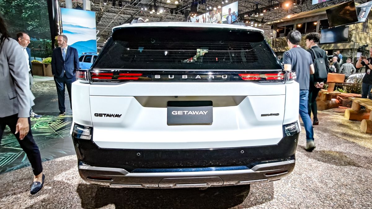 2027 Subaru Getaway at NYIAS 2026.