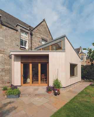 rear extension with distinct angles by kalm architects