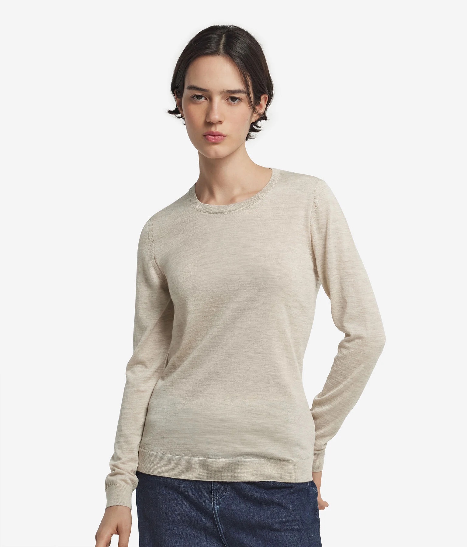 Ultrafine Cashmere Crewneck Sweater