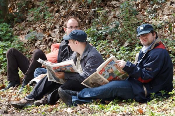 Fans wait for hours for just a second's glance at their favourite riders
