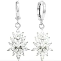 Sterling Silver Chandelier Marquise Earrings, $45.08 (£35) | Goldwinter