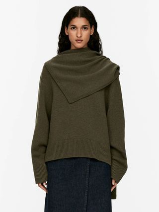 Arket, Wool Scarf Jumper