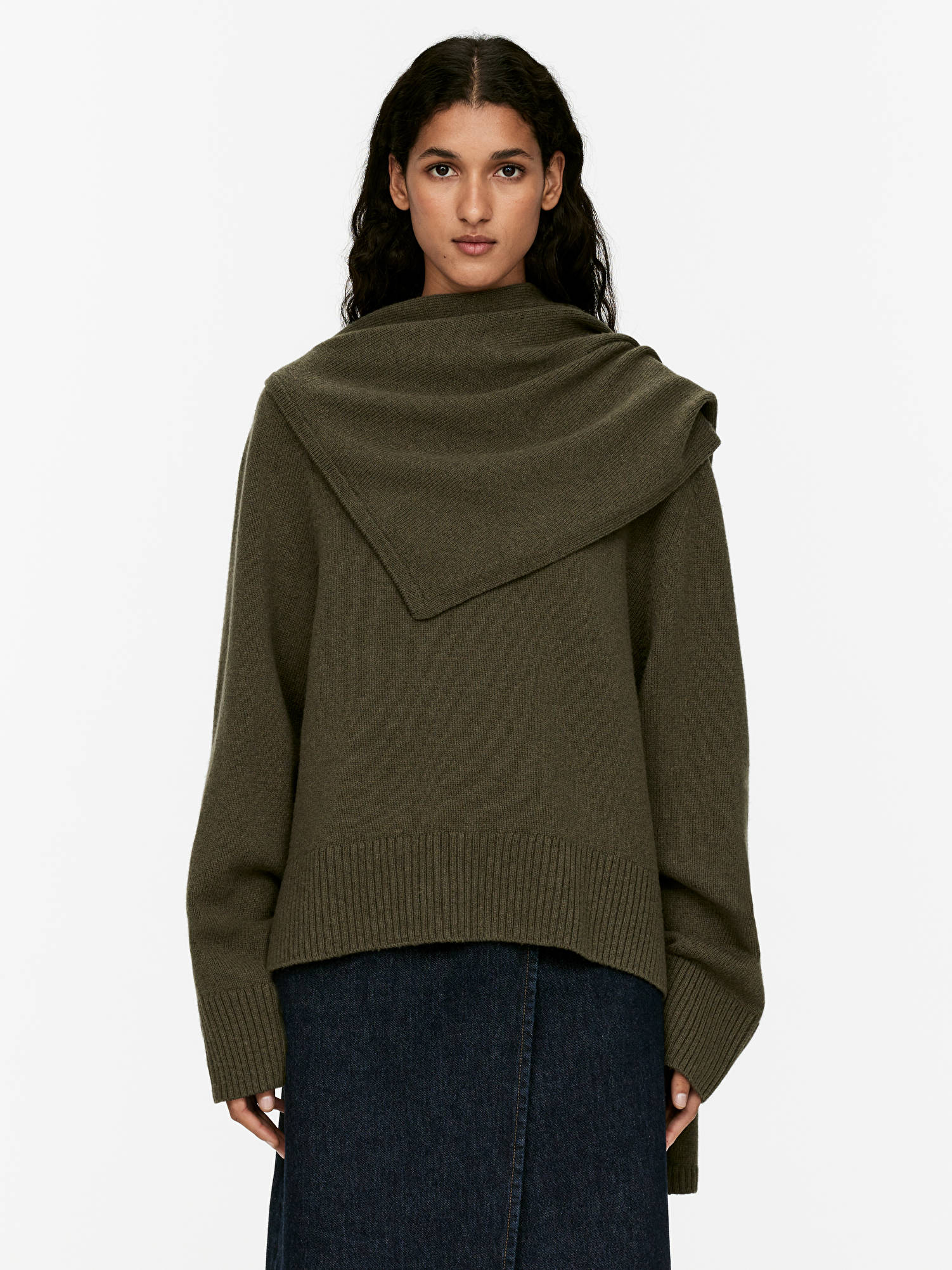 Arket, Wool Scarf Jumper