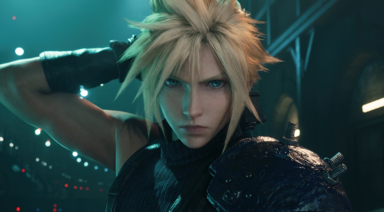 Imagem da nuvem do remake de Final Fantasy 7