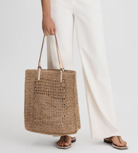 Maria Woven Tote Bag in Natural | Was £128 now £78