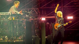 Jean-Michel Jarre and Brian May