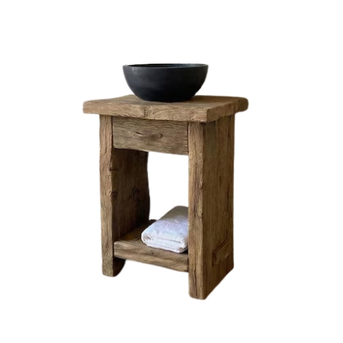 Etsy, Rustic Oak Bathroom Vanity