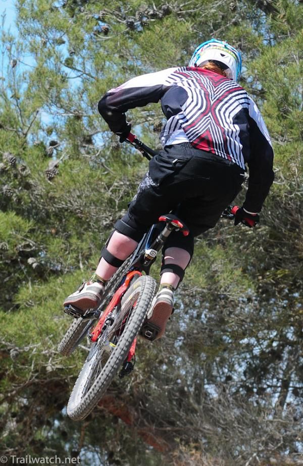 The women were flying nearly as high as the men