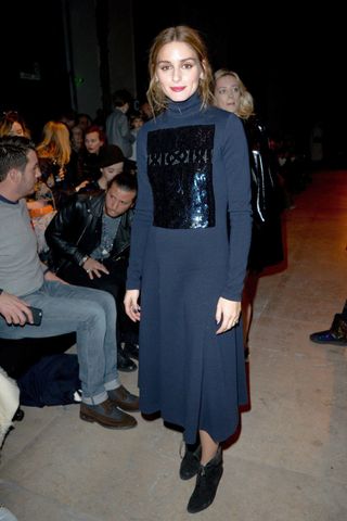 Olivia Palermo Front Row At Paris Fashion Week AW15