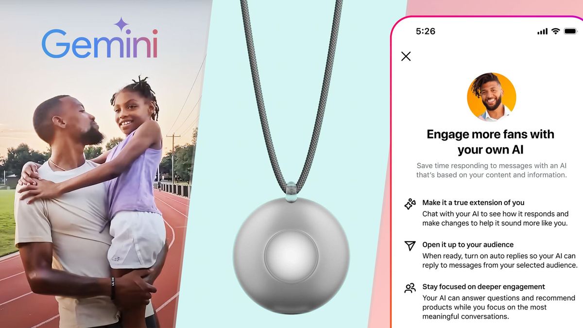 Google Gemini ad, Friend AI Pendant and Instagram AI Studio 