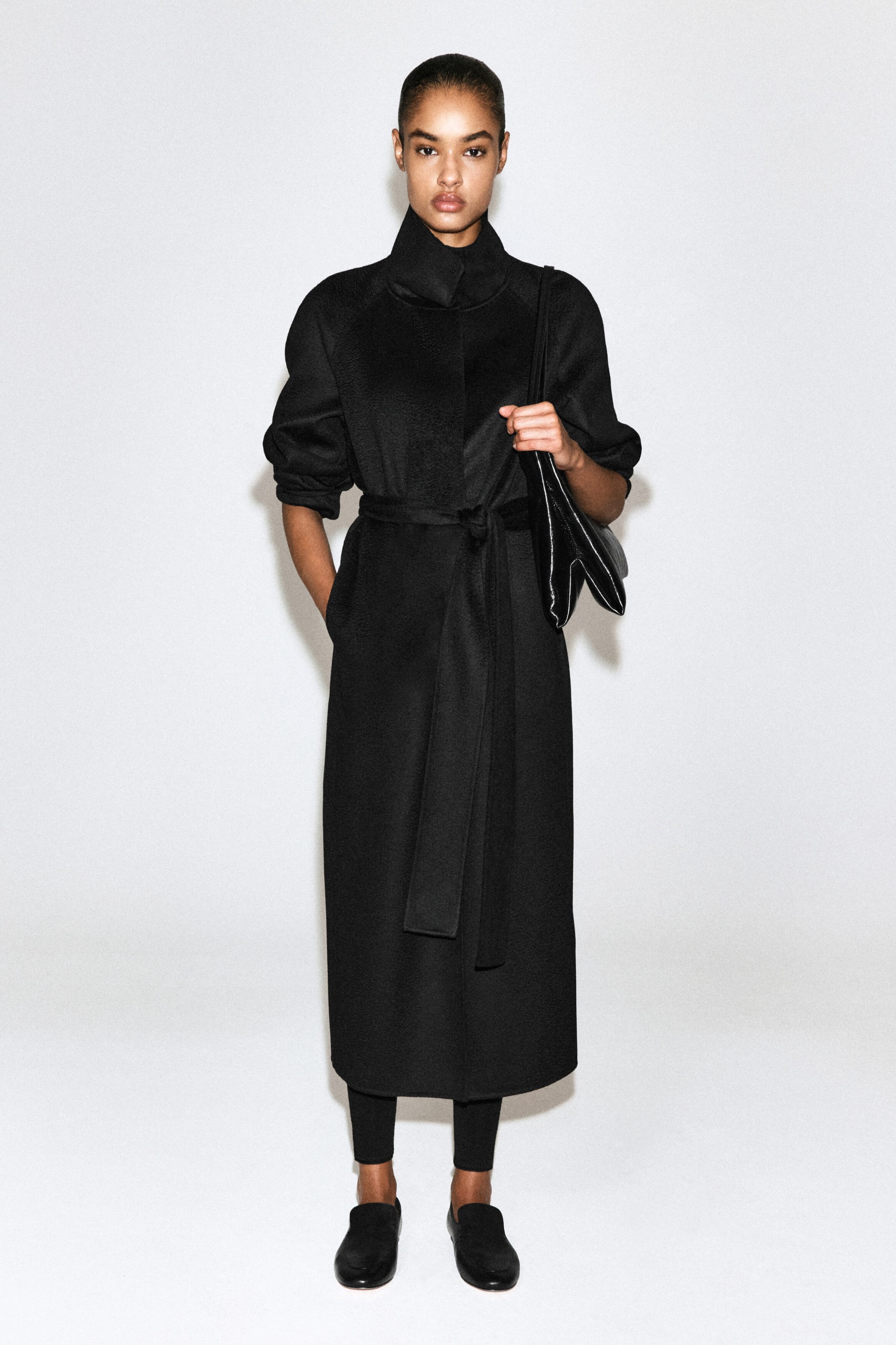 Belted Double-Faced Cashmere Coat