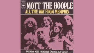 The cover of Mott The Hoople's All the Way from Memphis single