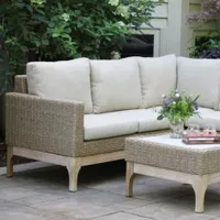 Sea Drift Eucalyptus 2-pc. Outdoor Sectional | $3159.90 $2,843.91 at Raymour &amp; Flanigan