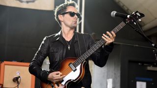 Matthew Bellamy of Dr. Pepper's Jaded Hearts Club Band performs during Rachael Ray's Feedback party at Stubb's Bar B Que during the South By Southwest conference and festivals on March 17, 2018 in Austin, Texas