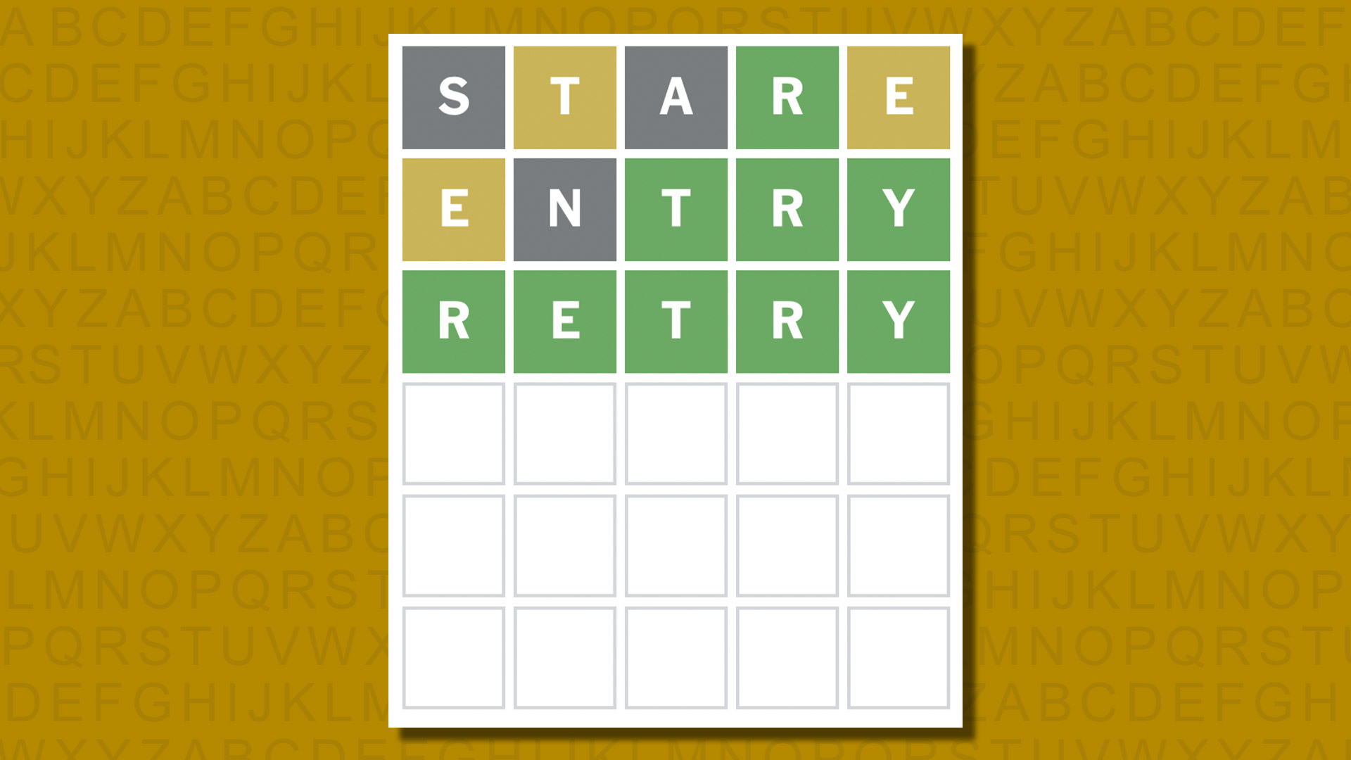 Ответ в формате Word для игры 858 на желтом фоне