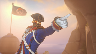 Soldier 76 pointing