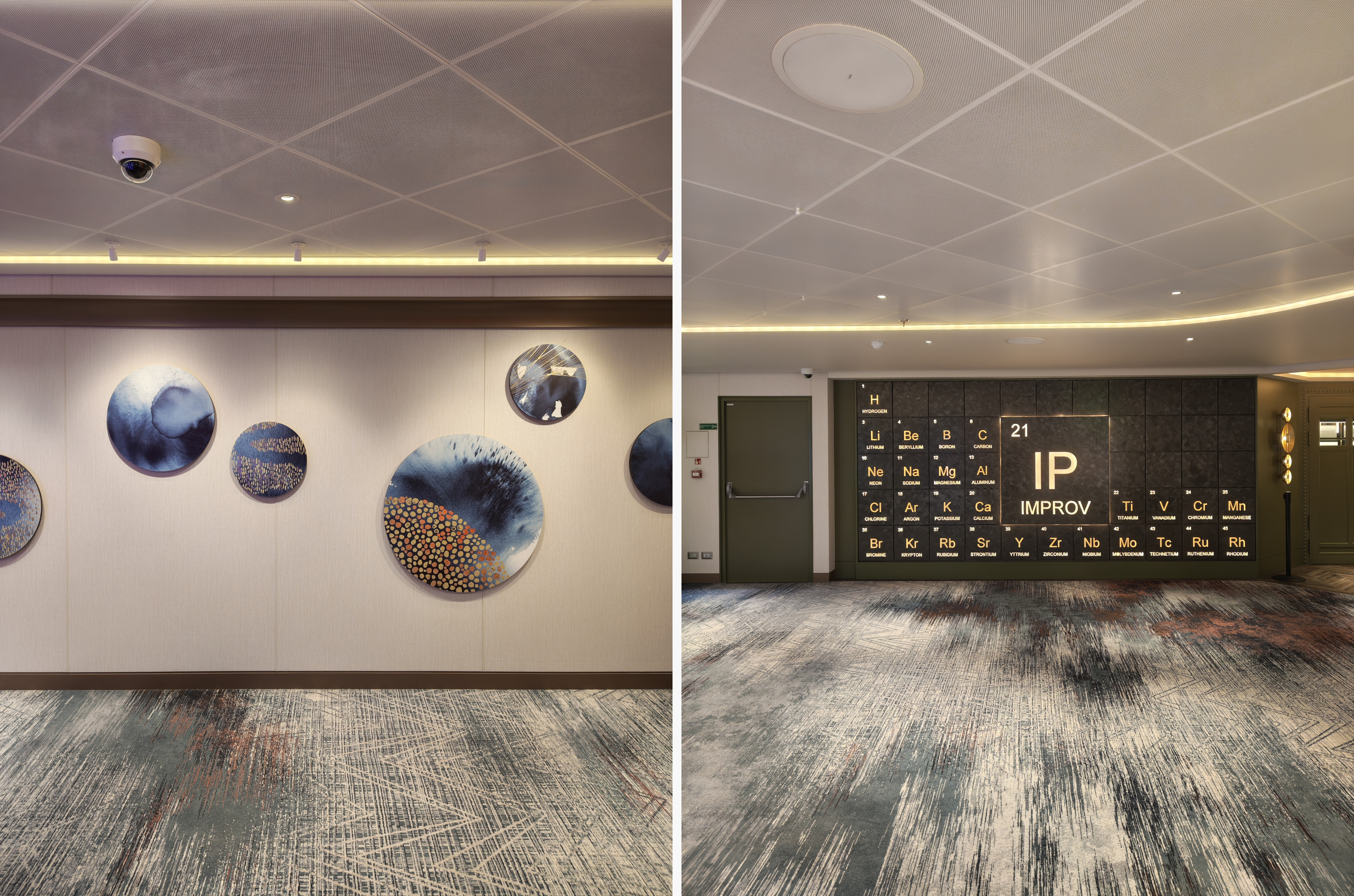 Below decks on the Norwegian Luna