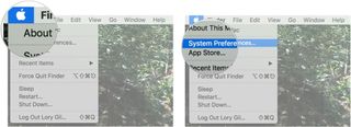 Click on the Apple Menu, then click on System Preferences
