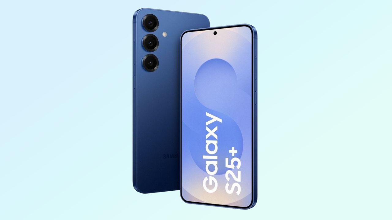 Galaxy S25 Plus leaked rendered image.