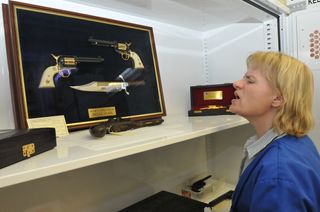 pistols in the naval archive