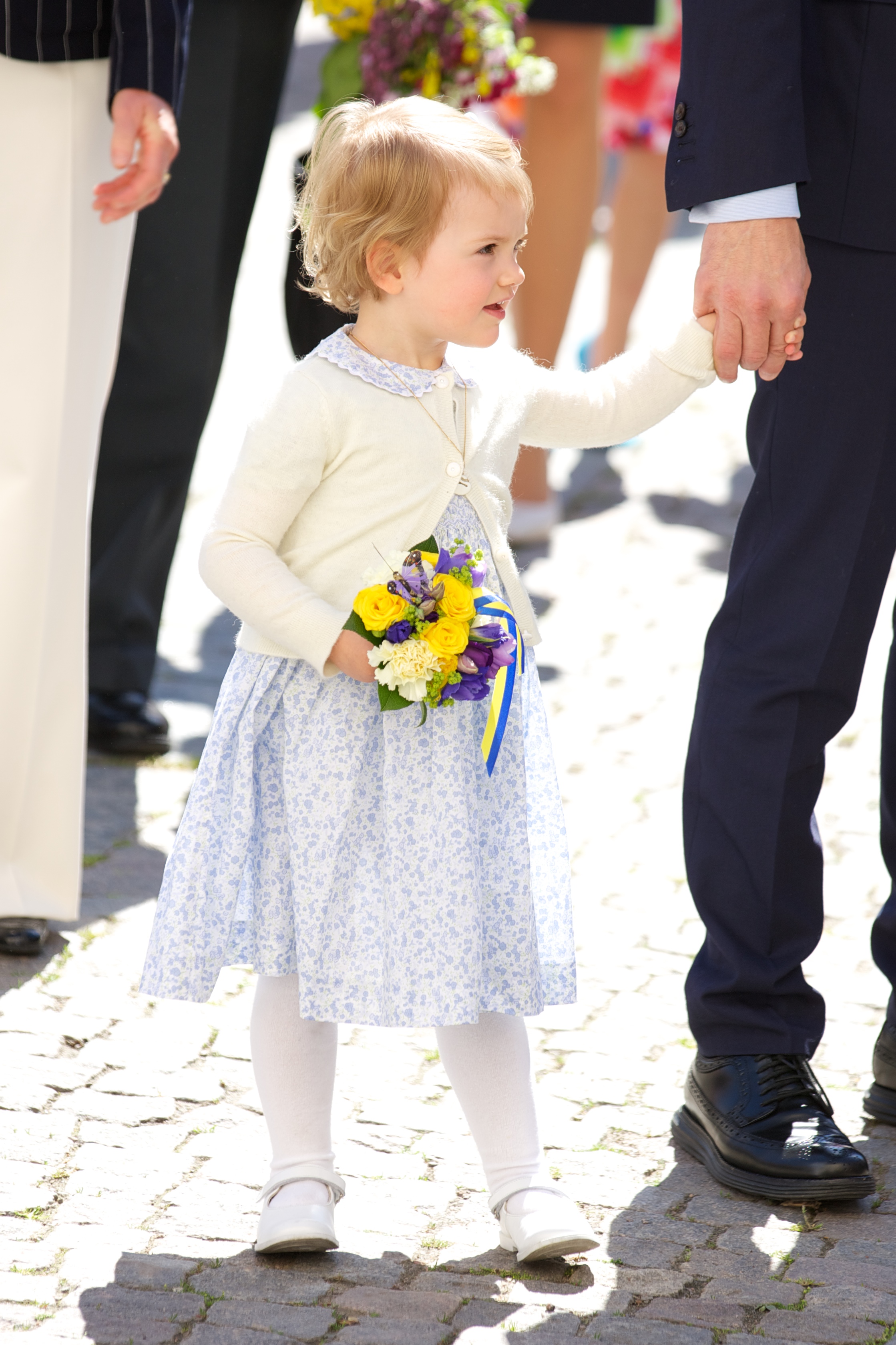 Princess Estelle of Sweden visits Linkoping castle on May 17, 2014 in Linkoping, Sweden. (Photo by Ragnar Singsaas/WireImage)