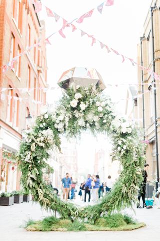 floral engagement ring exhibition at British Flowers Week