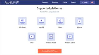 Astrill VPN review - device support