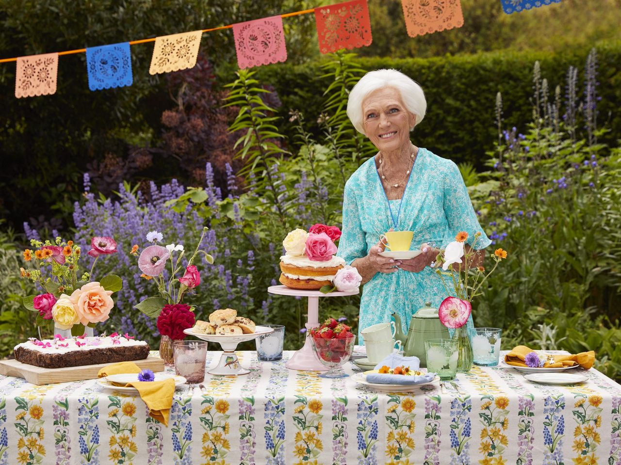 Dame Mary Berry, President of the National Garden Scheme.