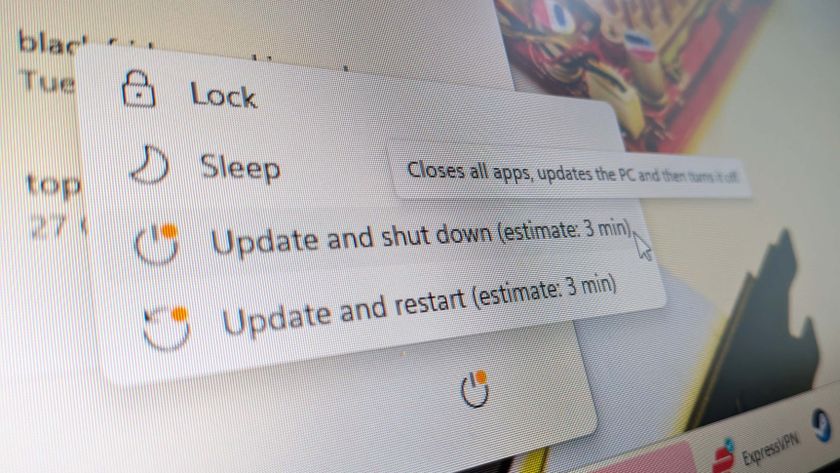 Windows 11 Update and Shutdown dialogue