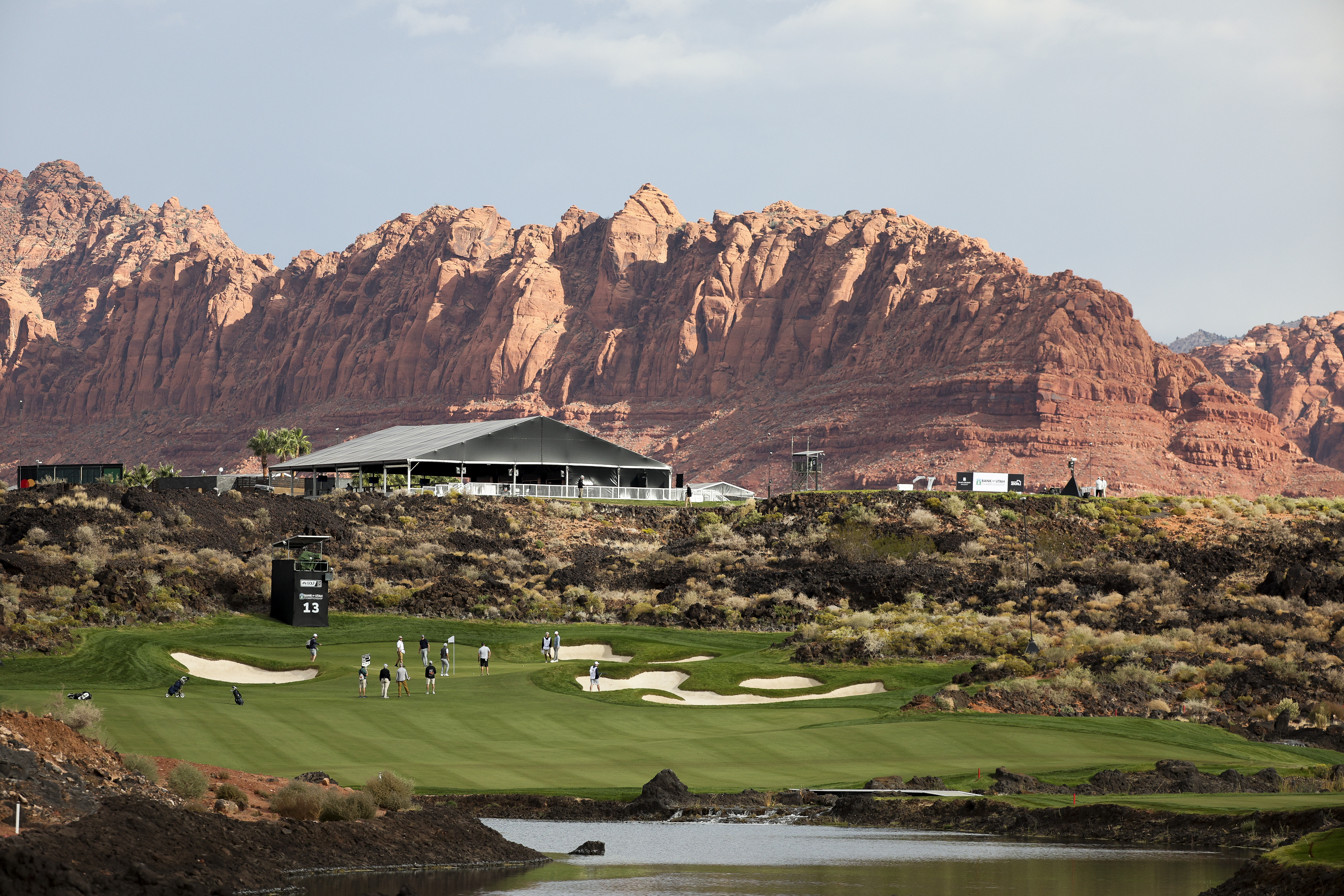 A general view of the Bank of Utah Championship