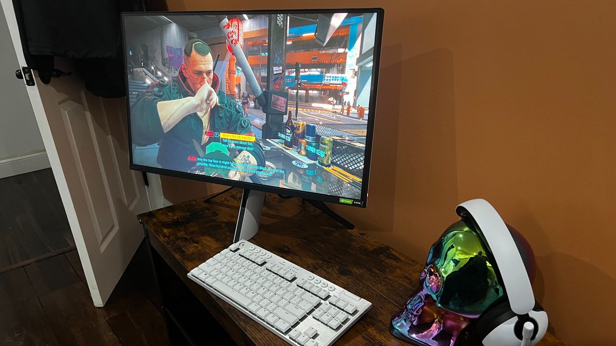 Sony Inzone M9 Monitor on a desk.