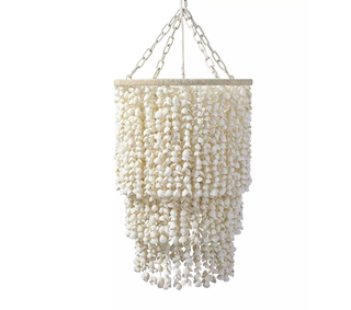 Serena & Lily sale shell chandelier