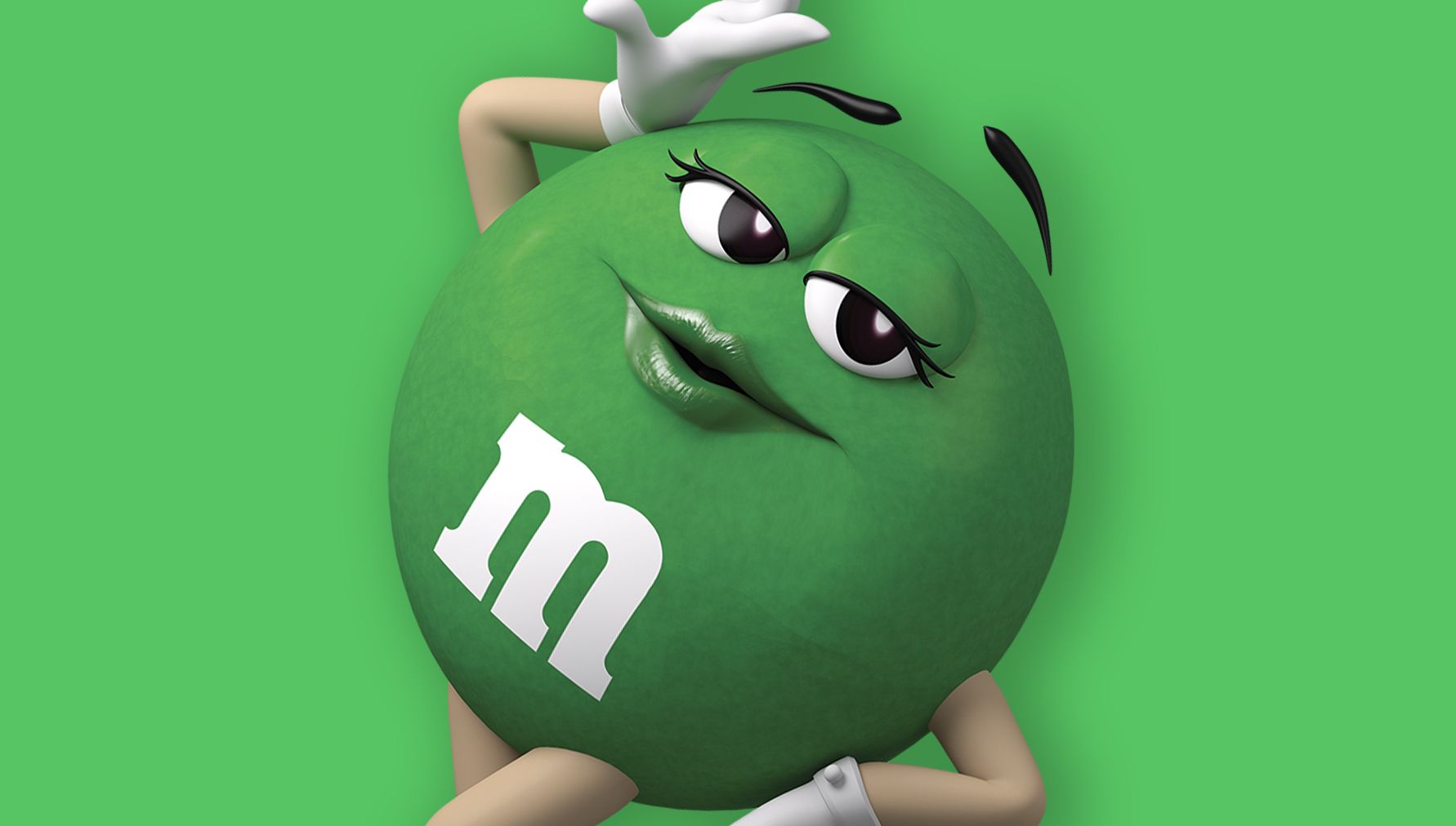 Green m&m