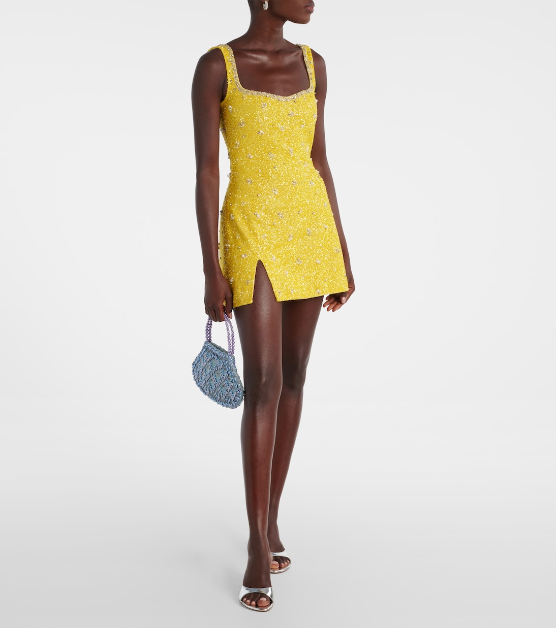 Crystal Embellished Minidress