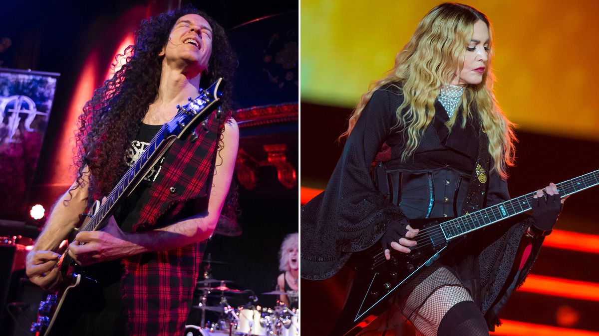 [L-R] Marty Friedman and Madonna