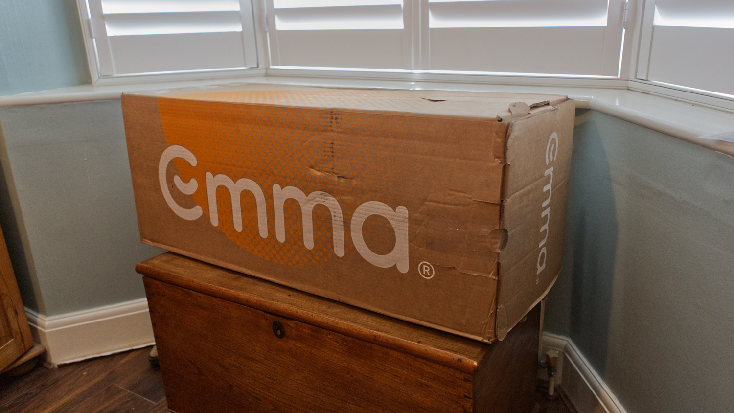 The Emma NextGen Premium in its delivery box