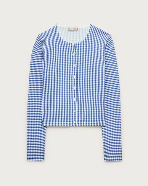 Jackie Cardigan in Gingham