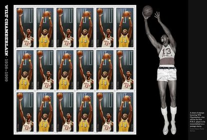 U.S. Postal Service to honor Wilt Chamberlain with a special, taller stamp