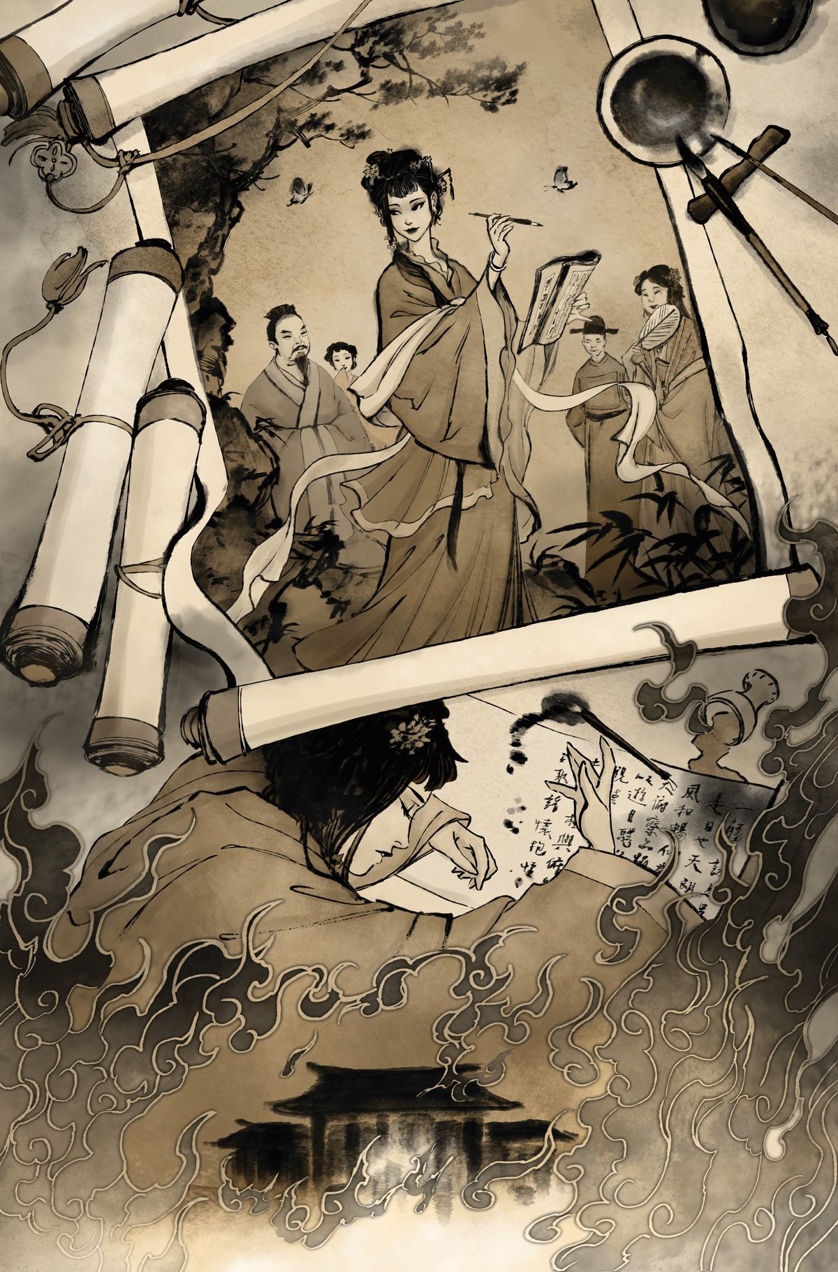 Interior pages from Spirit World #6.