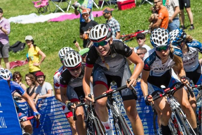 Taylor Wiles (Specialized-Lululemon) did a lot of work again this weekend to bring back the breaks