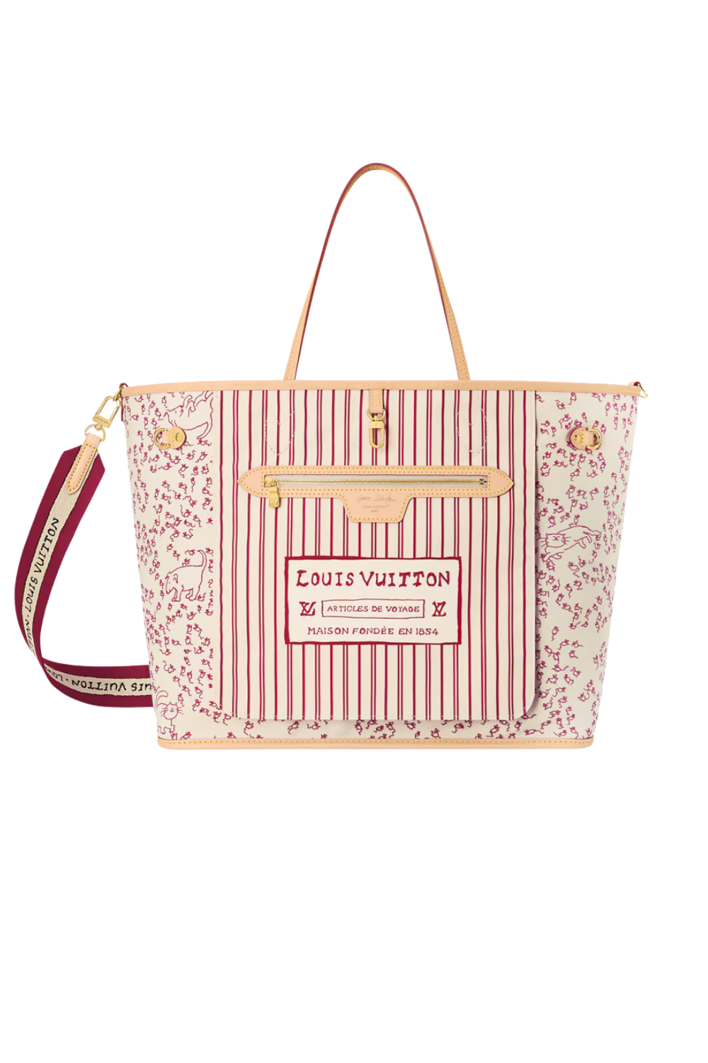 Louis Vuitton, Neverfull Inside Out GM Tote Bag