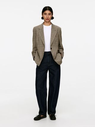 Relaxed Wool-Blend Blazer