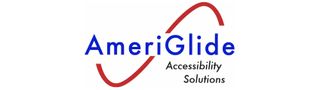 Best stairlifts: The AmeriGlide logo in blue and red