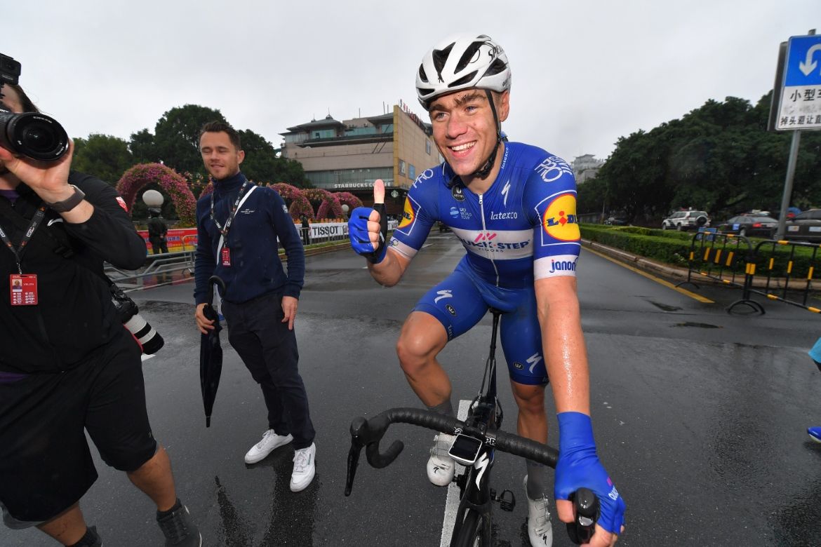 Thumbs up from Fabio Jakobsen