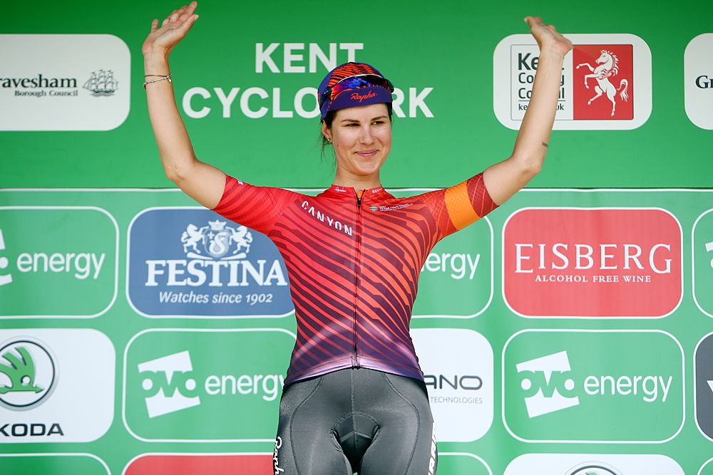 Elena Cecchini (Canyon-SRAM) gets the combativity award