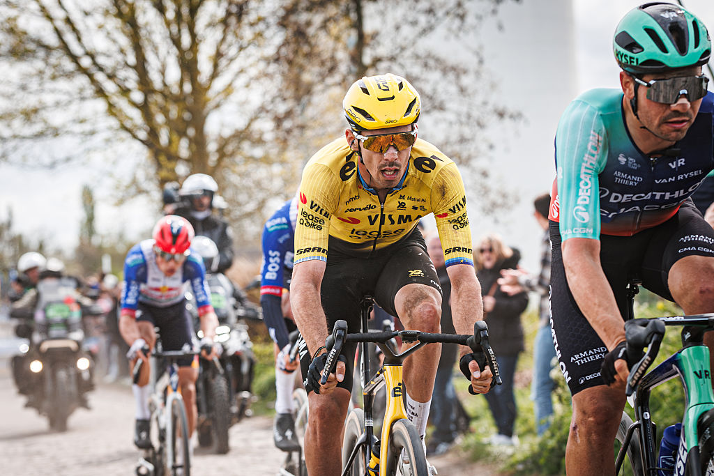 Laporte Laporte racing during Paris Roubaix 