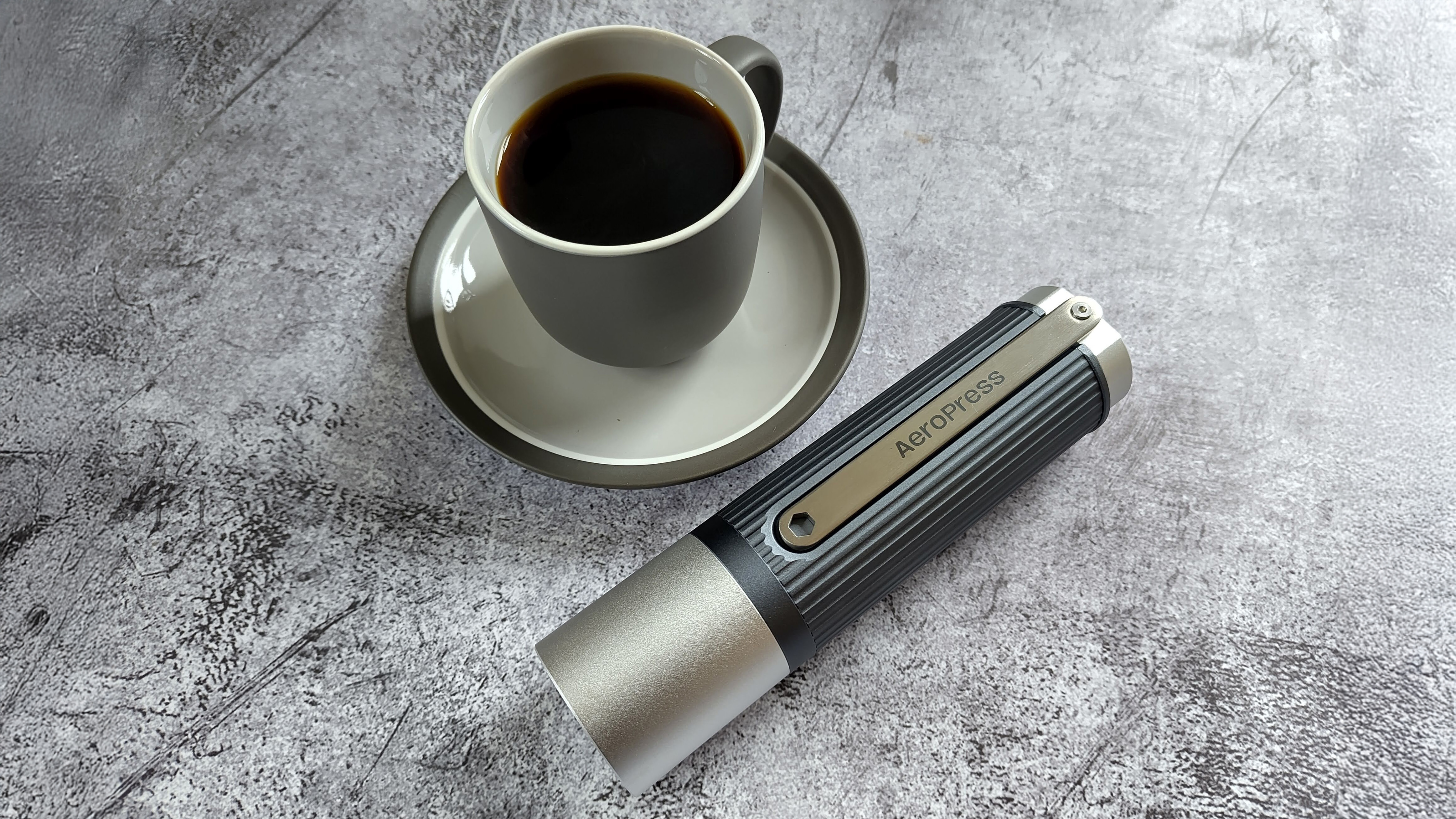 Aeropress manual coffee grinder