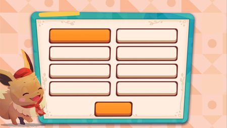 Pokemon Cafe Mix blank menu