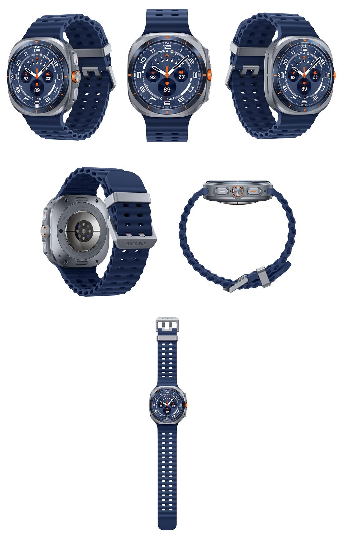 Leaked render of the Samsung Galaxy Watch Ultra 2
